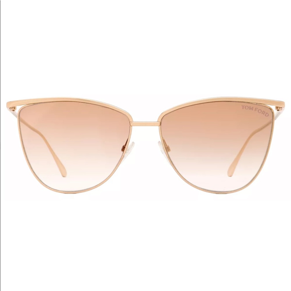 Tom Ford Cat Eye Sunglasses TF684 Veronica 33T Copper-Gold 58mm FT0684